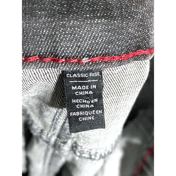 White House Black Market Classic Rise Charcoal Jegging Jeans 6 Whimsigoth Casual - Picture 6 of 10